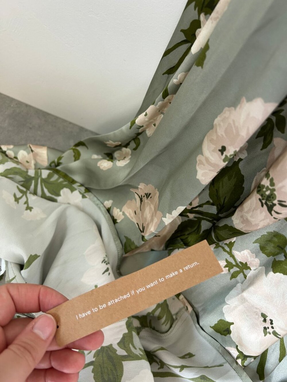 NWT Reformation Veria Silk Maxi Dress Green Floral Halter Open Back Size 6 - Picture 6 of 7